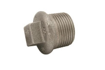 Black Iron - Solid Plug - 1/4\"