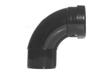 Pushfit Soil - Black - 110mm - Swept Bend 90 Spigot