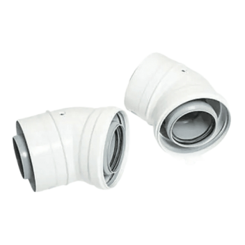 Ideal - Flue Bend 45° Pair