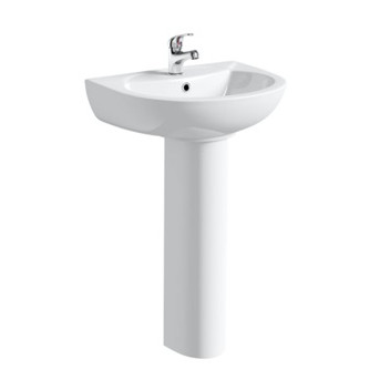 Mini Pack - 1TH Basin & Pedestal (H820 x W480 x D405)