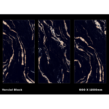 Porcelain - Vercil Black - 600X600