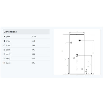 Joule - InvaCyl - STD - Indirect - 150L