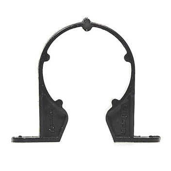 32mm Pipe Support Bracket Black