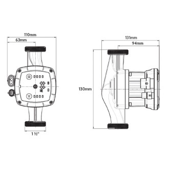 Archergas - Heating Pro 15-60/130 (Width Modulating Circulators)