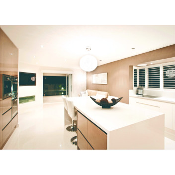Quartz Tile - White Mirror - 400X400