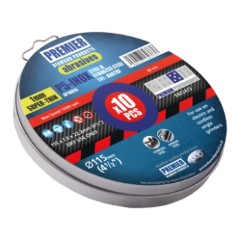 P5-Inox - Abrasive Disc 4.5˝ (Tin of 10)