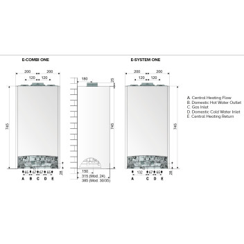 Ariston - E Combi One 24 (Boiler Only)