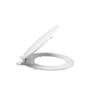 Toilet Seat - Moulded Wood, Plastic Hinges (2.9kg)