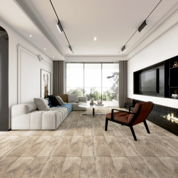 Porcelain - Plank Wood Natural - 600X600