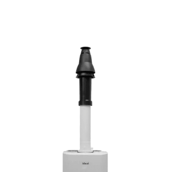 Ideal - Vertical Flue Terminal And Connector (Diameter 60/100mm)