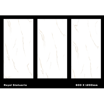 Porcelain - Royal Statuario Sg - 600X600