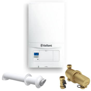 Vaillant - ecoFIT Pure 835 - Horizontal Pack (Boiler,Adv Filter,Flue)