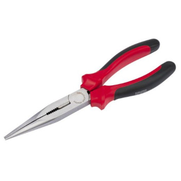 Draper Redline® Heavy Duty Long Nose Pliers w/ Soft Grip Handles